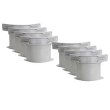 8PCS Lock Bed Sheet Holders, Fitted Sheet Straps for Tight Fit
