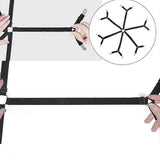 6-Head Elastic Bed Sheet Holder Clips, Adjustable Strong Grippers