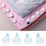 4-in-1 Bed Sheet Clips, Quilt Buckle Holders, Non-Slip Fasteners