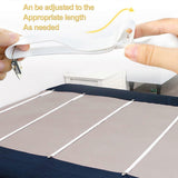 4PCS Adjustable Bed Sheet Straps, Elastic Grippers for Bedding