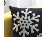 Xmas Throw Pillows Case for Living Room-Black