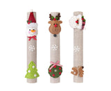 3Pcs Xmas Fridge Handle Covers Protector