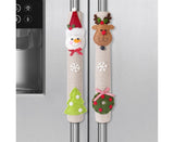 3Pcs Xmas Fridge Handle Covers Protector