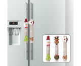 3Pcs Xmas Fridge Handle Covers Protector
