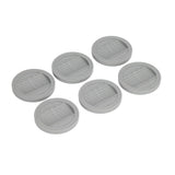 6PCS Rubber Furniture Pads Stoppers Floor Protector for Bed Office Chair Cabinet Sofa Closet Wheels