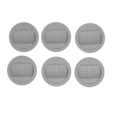 6PCS Rubber Furniture Pads Stoppers Floor Protector for Bed Office Chair Cabinet Sofa Closet Wheels