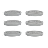 6PCS Rubber Furniture Pads Stoppers Floor Protector for Bed Office Chair Cabinet Sofa Closet Wheels