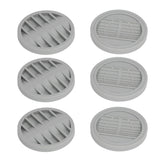6PCS Rubber Furniture Pads Stoppers Floor Protector for Bed Office Chair Cabinet Sofa Closet Wheels