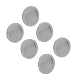 6PCS Rubber Furniture Pads Stoppers Floor Protector for Bed Office Chair Cabinet Sofa Closet Wheels
