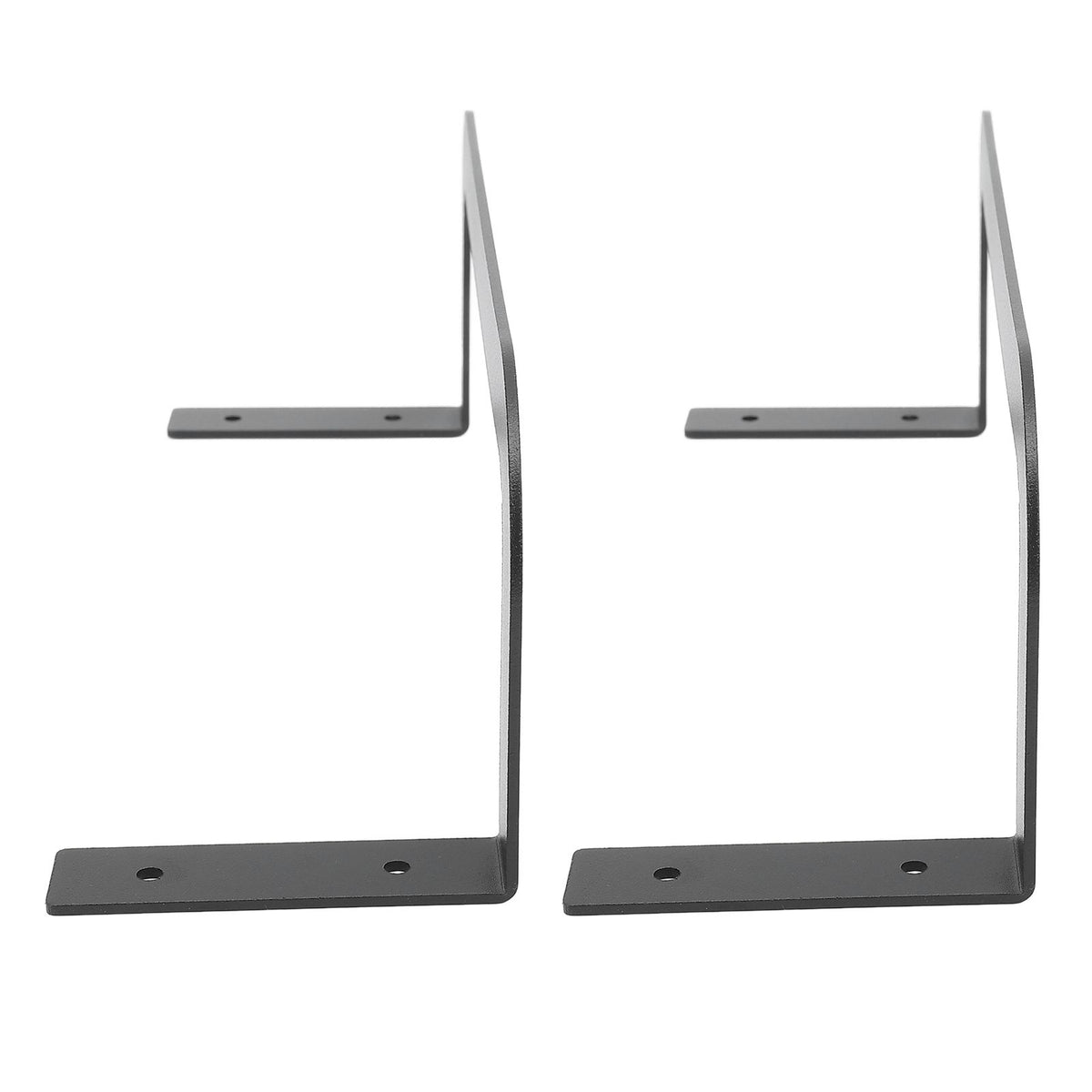 2PCS Mattress Retainer Bar Bracket Steel Anti Slip Mattress Gripper Stabilizer Slide Stopper for Bedroom Bed Frame Black
