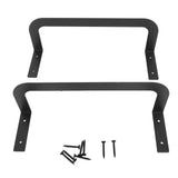 2PCS Mattress Retainer Bar Bracket Steel Anti Slip Mattress Gripper Stabilizer Slide Stopper for Bedroom Bed Frame Black