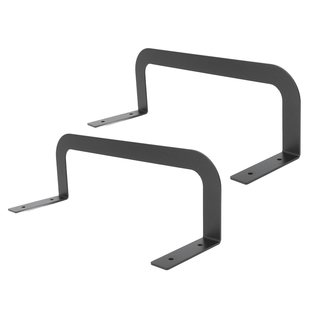 2PCS Mattress Retainer Bar Bracket Steel Anti Slip Mattress Gripper Stabilizer Slide Stopper for Bedroom Bed Frame Black