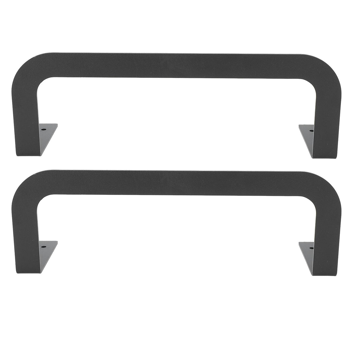 2PCS Mattress Retainer Bar Bracket Steel Anti Slip Mattress Gripper Stabilizer Slide Stopper for Bedroom Bed Frame Black
