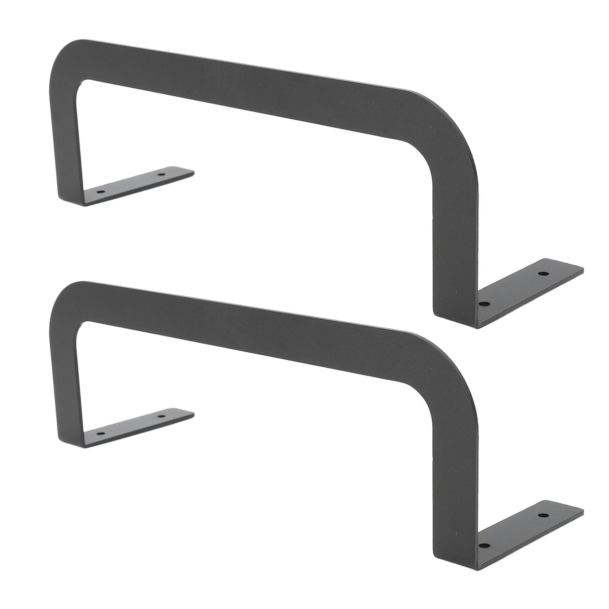 2PCS Mattress Retainer Bar Bracket Steel Anti Slip Mattress Gripper Stabilizer Slide Stopper for Bedroom Bed Frame Black