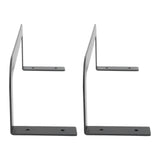 2PCS Mattress Retainer Bar Bracket Steel Anti Slip Mattress Gripper Stabilizer Slide Stopper for Bedroom Bed Frame Black