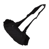 Electric Hand Warming Muff Temperature Controllable Waterproof Quilted Cotton Heated Hand Pouch for Winter Black