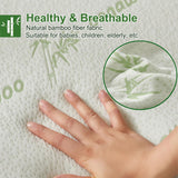 100% Waterproof Single Mattress Protector, Breathable Mattress Cover Single Size Bed, 3D Air Fabric Cooling Bed Pad Cover, Deep Pocket 40cm
