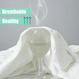 Waterproof Mattress Protector,Breathable Mattress Cover,3D Air Fabric Cooling Bed Pad Cover, Deep Pocket 40cm(Super King,Green)