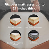 Hotel Soft Bed Sheet Set- Bedding Sheets & Pillowcases -Breathable Bedding - Wrinkle, Fade, Stain Resistant-Deep Pocket Flat Fitted Bed Sheet Set(Black,Single)