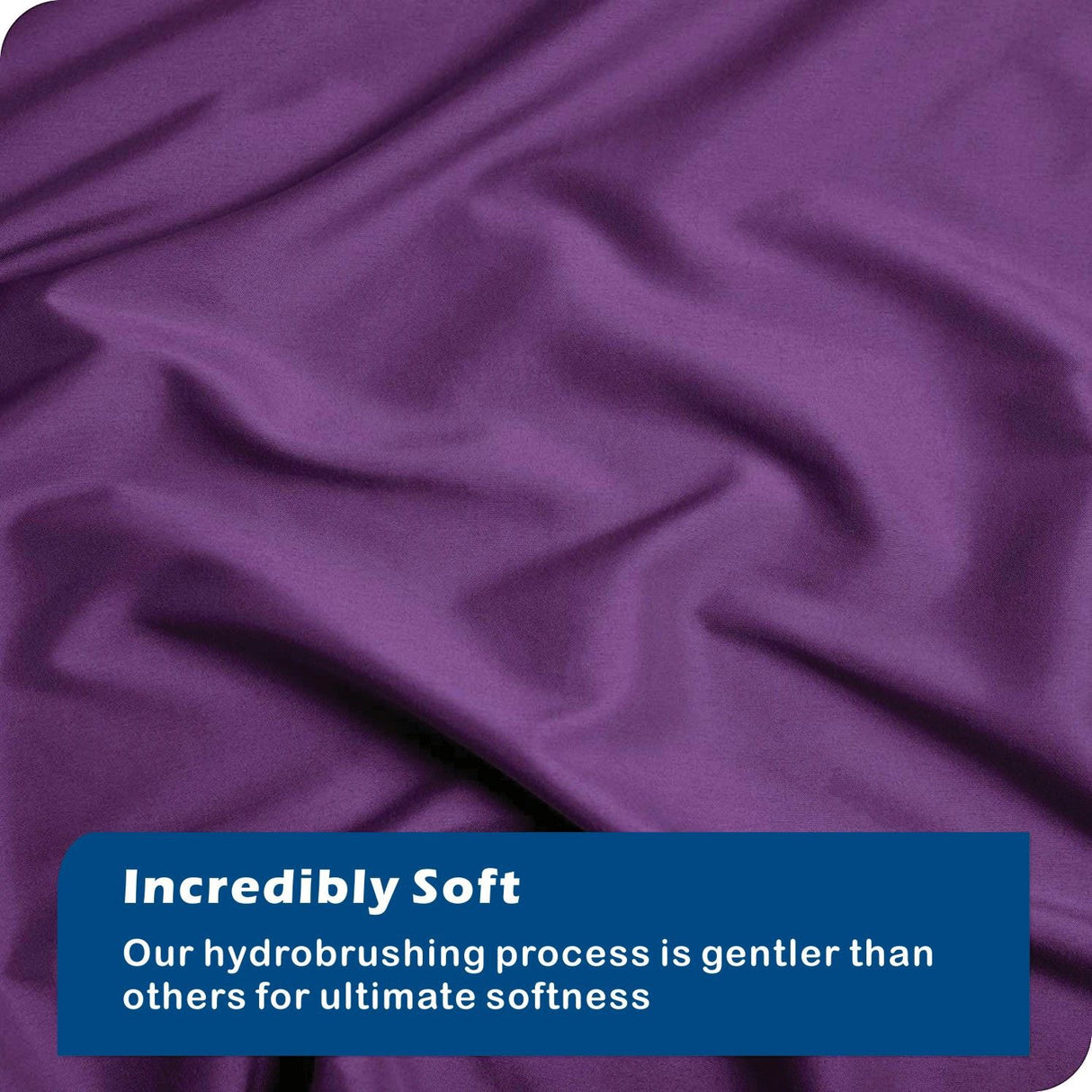 3 Piece Hotel Soft Microfiber Quilt Cover Set-2000TC Duvet/Donna Cover Set & Pillowcases -1 Quilt Cover Zipper Closure & 1 x Pillowcases-Breathable Bedding - Wrinkle, Fade, Stain Resistant(Purple,Double)