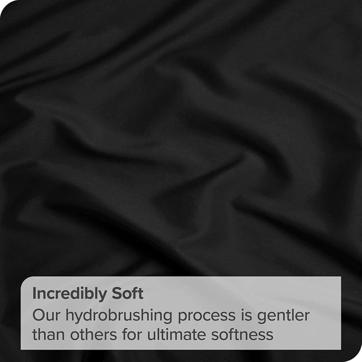 3 Piece Fitted Sheet Set- Fitted Sheet & Pillowcases -Breathable Bedding - Wrinkle, Fade, Stain Resistant- 40cm Deep Pocket Fitted Bed Sheet Set(Black,Double)