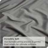3 Piece Fitted Sheet Set- Fitted Sheet & Pillowcases -Breathable Bedding - Wrinkle, Fade, Stain Resistant- 40cm Deep Pocket Fitted Bed Sheet Set(Grey,Double)