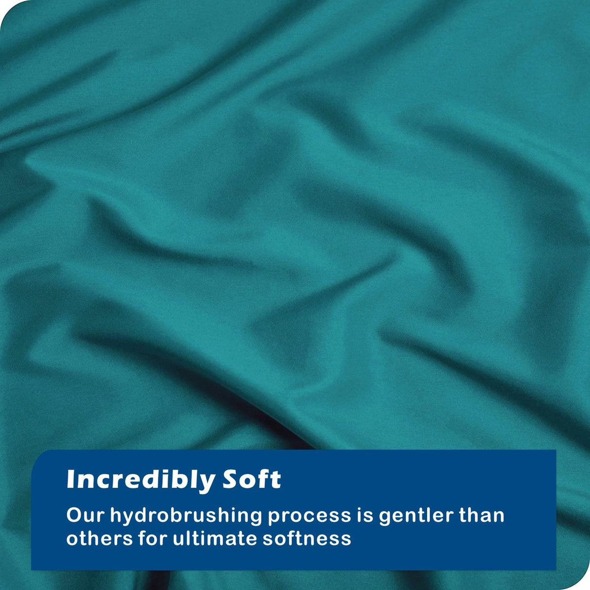3 Piece Hotel Soft Microfiber Quilt Cover Set-2000TC Duvet/Donna Cover Set & Pillowcases -1 Quilt Cover Zipper Closure & 1 x Pillowcases-Breathable Bedding - Wrinkle, Fade, Stain Resistant(Biscay blue,King)