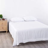Elegant Comfort Premium Hotel Quality 1-Piece King Flat Sheet, Luxury and Softest 2000 Thread Count Bedding Flat Sheet(King,White)