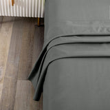 Elegant Comfort Premium Hotel Quality 1-Piece King Flat Sheet, Luxury and Softest 2000 Thread Count Bedding Flat Sheet(King,Grey)