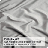 Elegant Comfort Premium Hotel Quality 1-Piece King Flat Sheet, Luxury and Softest 2000 Thread Count Bedding Flat Sheet(King,Silver-gray)