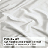 2 Piece Fitted Sheet Set- Fitted Sheet & Pillowcases -Breathable Bedding - Wrinkle, Fade, Stain Resistant- 40cm Deep Pocket Fitted Bed Sheet Set(Raw white,King Single)