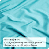 2 Piece Fitted Sheet Set- Fitted Sheet & Pillowcases -Breathable Bedding - Wrinkle, Fade, Stain Resistant- 40cm Deep Pocket Fitted Bed Sheet Set(Ice blue,King Single)