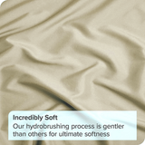 2 Piece Fitted Sheet Set- Fitted Sheet & Pillowcases -Breathable Bedding - Wrinkle, Fade, Stain Resistant- 40cm Deep Pocket Fitted Bed Sheet Set(Cream White,King Single)