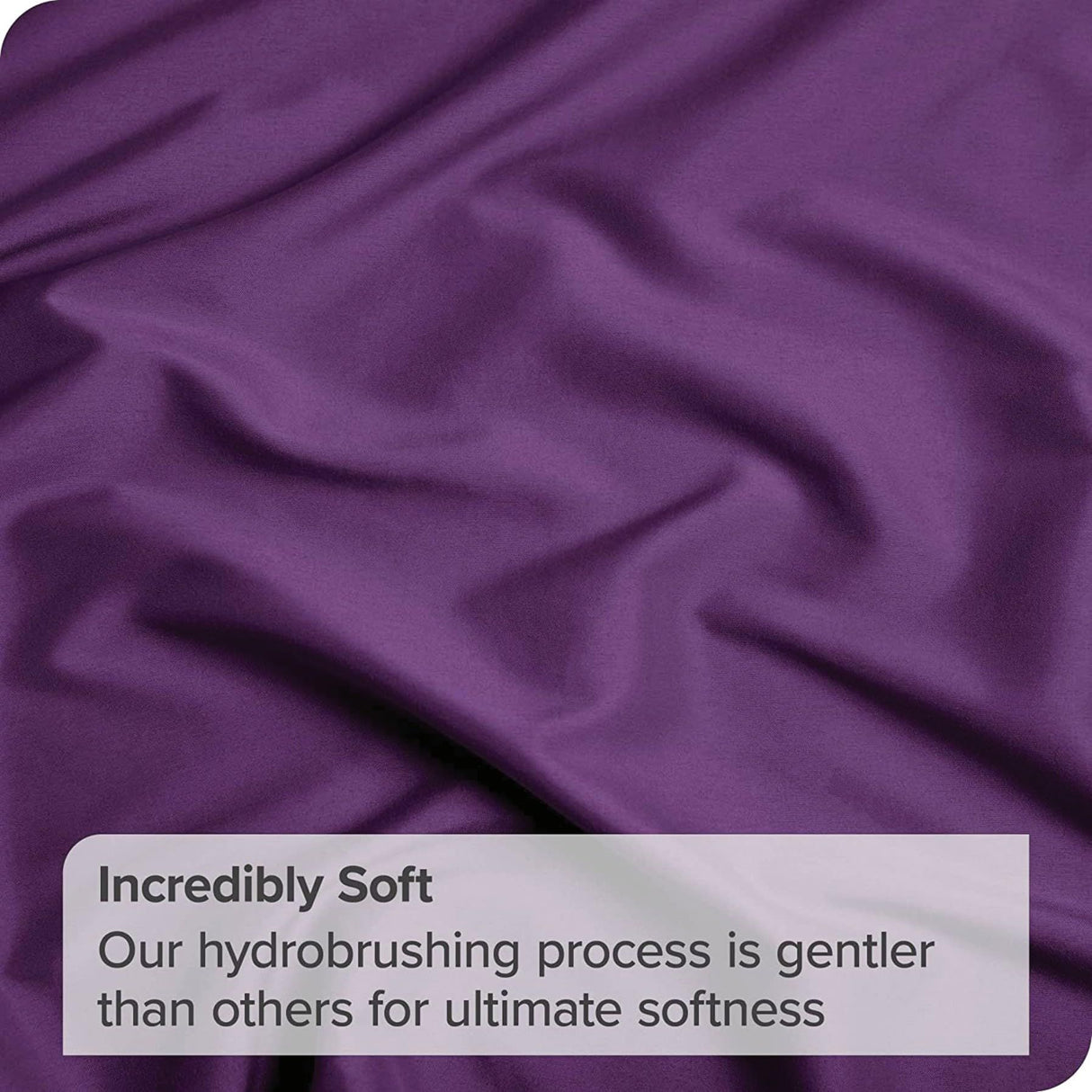 2 Piece Fitted Sheet Set- Fitted Sheet & Pillowcases -Breathable Bedding - Wrinkle, Fade, Stain Resistant- 40cm Deep Pocket Fitted Bed Sheet Set(Purple,King Single)