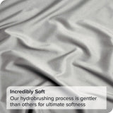 4 Piece Bed Sheet Set- Bedding Sheets & Pillowcases -Breathable Bedding - Wrinkle, Fade, Stain Resistant-Deep Pocket Flat Fitted Bed Sheet Set(Silver-gray,Queen)