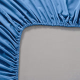 2 Piece Fitted Sheet Set- Fitted Sheet & Pillowcases -Breathable Bedding - Wrinkle, Fade, Stain Resistant- 40cm Deep Pocket Fitted Bed Sheet Set(Ocean,Single)