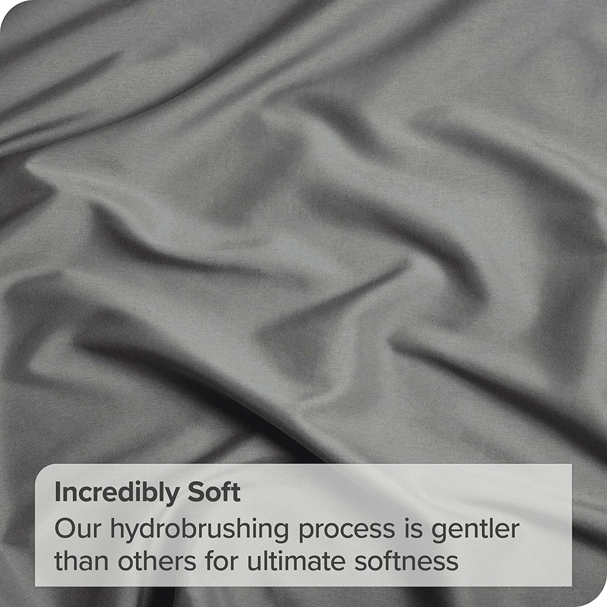 3 Piece Bed Sheet Set- Bedding Sheets & Pillowcases -Breathable Bedding - Wrinkle, Fade, Stain Resistant-Deep Pocket Flat Fitted Bed Sheet Set(Grey,Single)