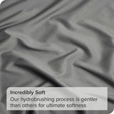 3 Piece Bed Sheet Set- Bedding Sheets & Pillowcases -Breathable Bedding - Wrinkle, Fade, Stain Resistant-Deep Pocket Flat Fitted Bed Sheet Set(Grey,Single)