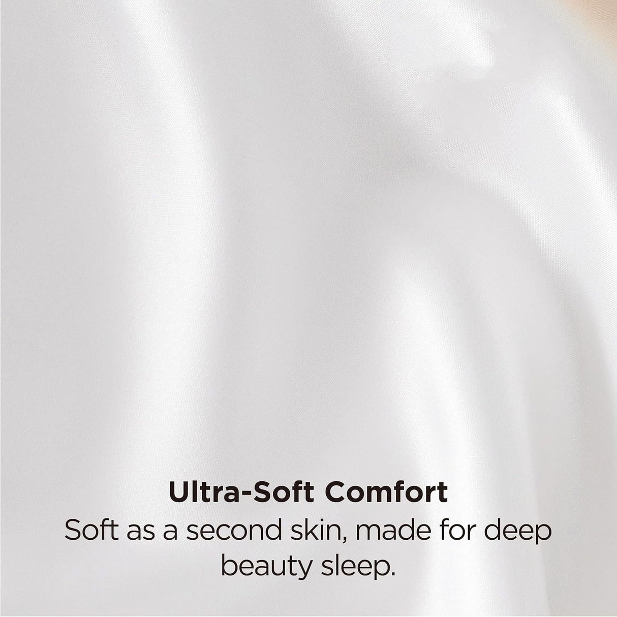 Silk Feel  Pillowcase for Hair and Skin Mulberry Silk Pillowcase Soft Breathable Smooth Both Sided Natural Silk Pillowcase with Envelope pocket Beauty Sleep Silk Pillow Case for Gift (2 Pack, Standard, White)