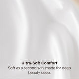Silk Feel  Pillowcase for Hair and Skin Mulberry Silk Pillowcase Soft Breathable Smooth Both Sided Natural Silk Pillowcase with Envelope pocket Beauty Sleep Silk Pillow Case for Gift (2 Pack, Standard, White)