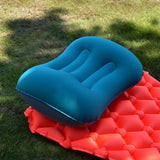 Camping Pillow Bed Pillows Portable Inflation Cushion Pillow with Pocket Ultralight Neck Pillow Sleeping Pillow Travel