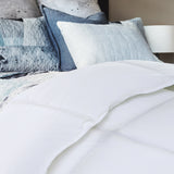 Royal Comfort 800GSM Silk Blend Quilt Duvet Ultra Warm Winter Weight  - King - White