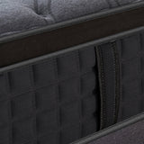Eco Lux Euro Top 7 -Zone Pocket Spring Mattress Plush Edge Support Medium Firm - Single