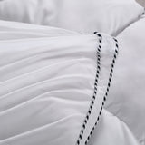 Royal Comfort 1000GSM Luxury Bamboo Fabric Gusset Mattress Pad Topper Cover - Queen - White