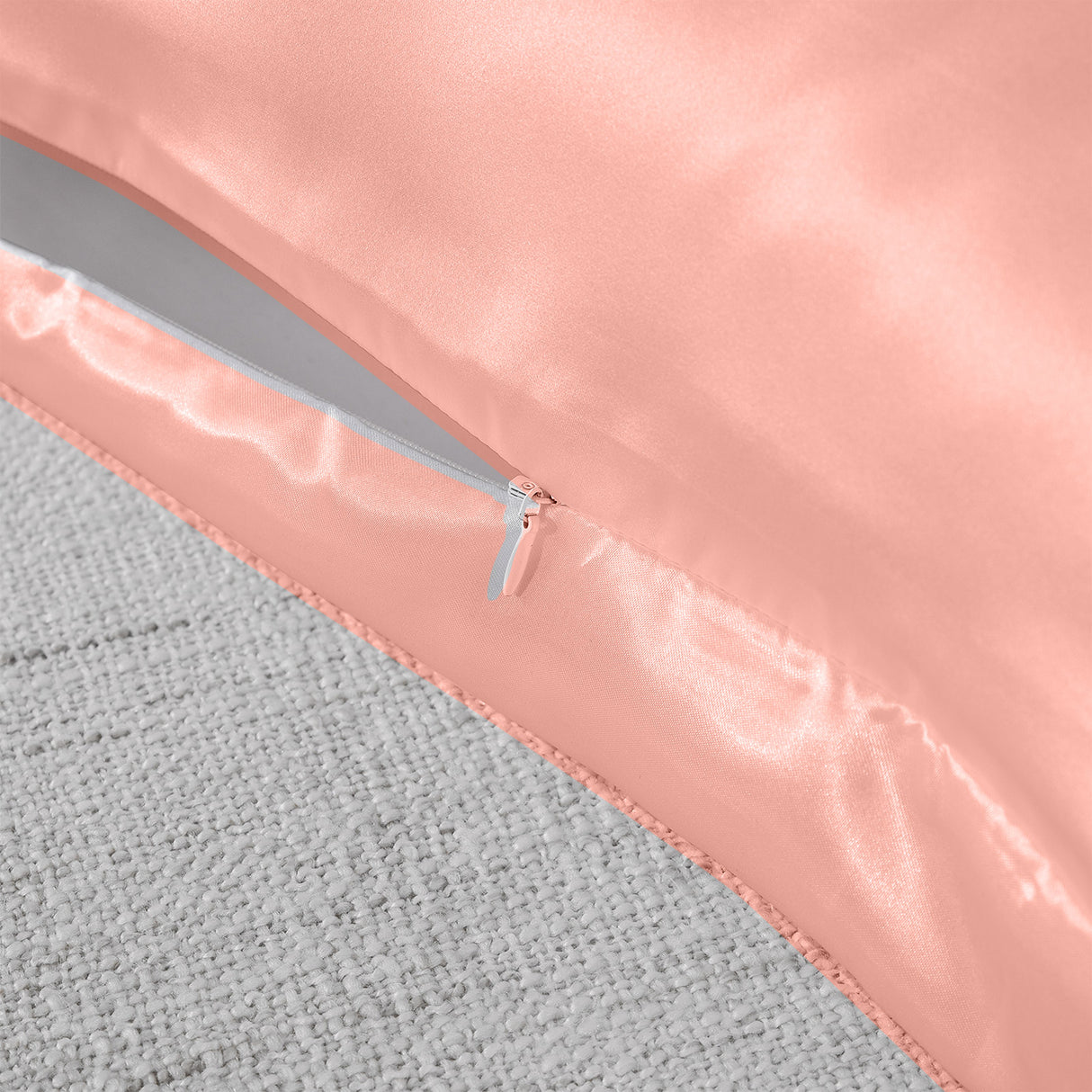 Royal Comfort Mulberry Soft Silk Hypoallergenic Pillowcase Twin Pack 51 x 76cm - Blush
