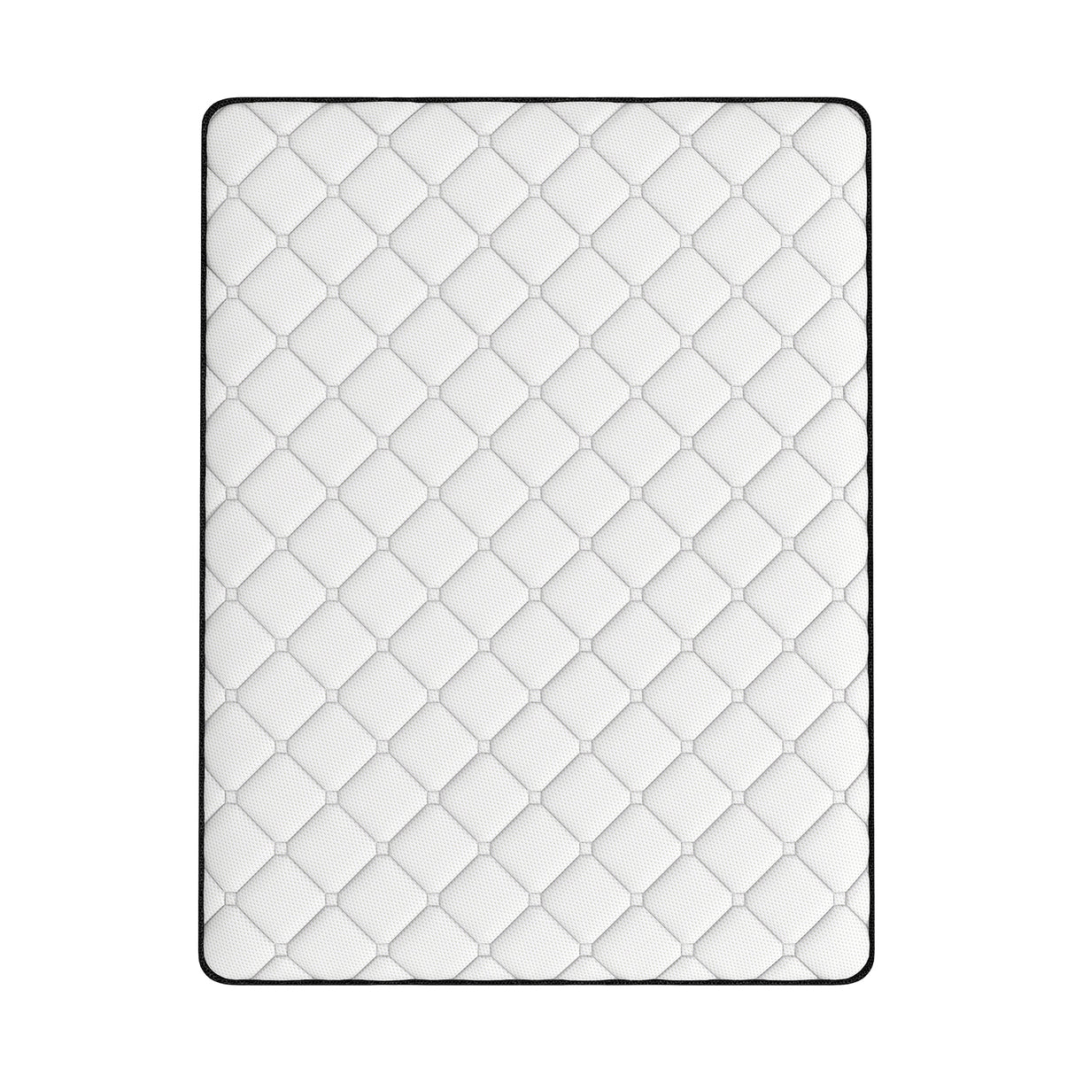 Comforpedic Mattress 5 Zone Medium Support Foam Bonnell Spring 21CM - Single - White  Black