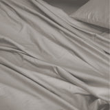 Royal Comfort 1000TC Hotel Grade Bamboo Cotton Sheets Pillowcases Set Ultrasoft - Queen - Dove