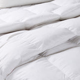 Royal Comfort 50% Goose Feather 50% Down 500GSM Quilt Duvet Deluxe Soft Touch - Super King - White