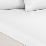 Royal Comfort 1500 Thread Count Cotton Rich Sheet Set 3 Piece Ultra Soft Bedding - King - White