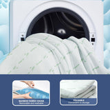 Double Bamboo Memory Foam Mattress Topper 7-Zone 8cm